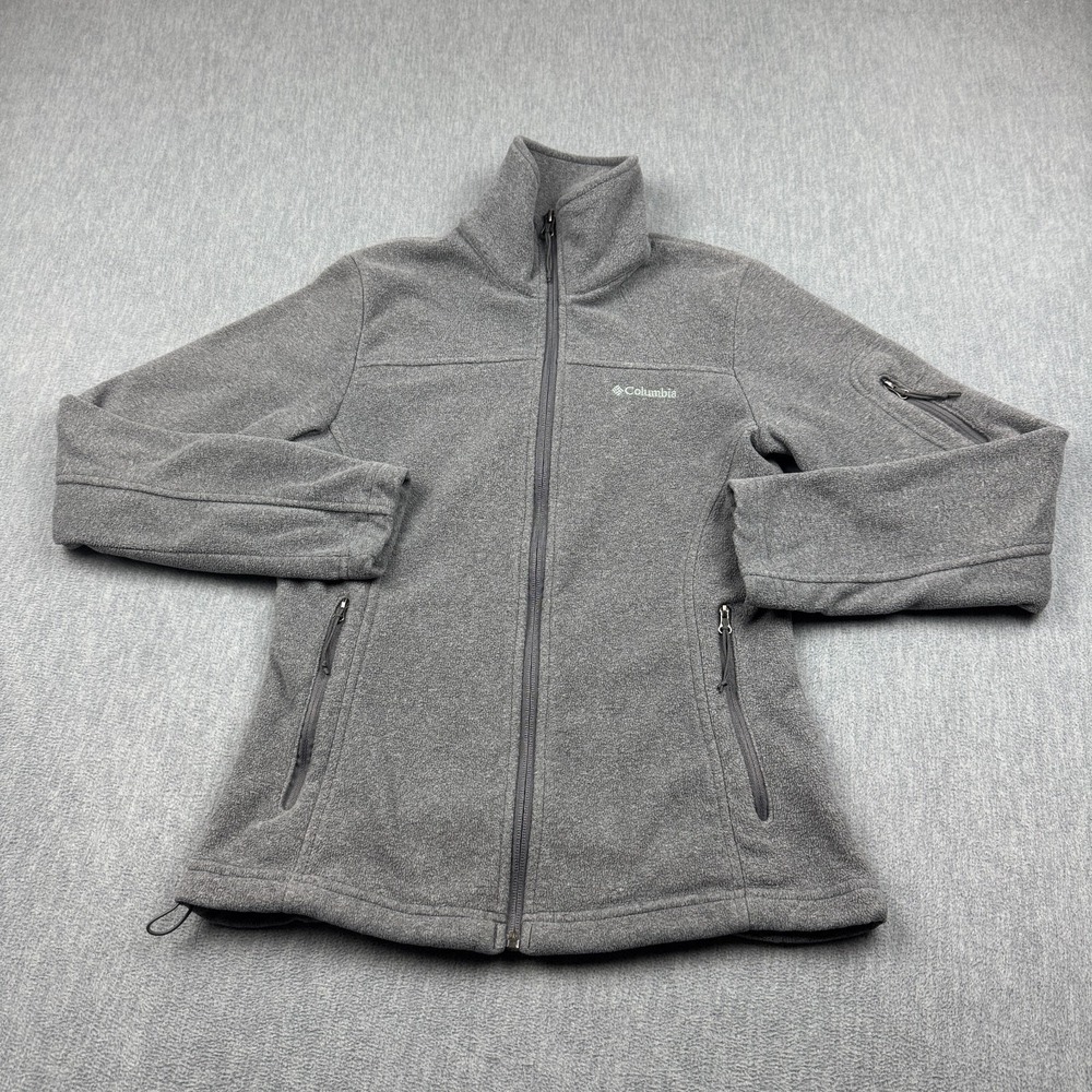 Columbia Jacket Womens XS Gray Fast Trek‎ II Fleece Full Zip Hiking Outdoors